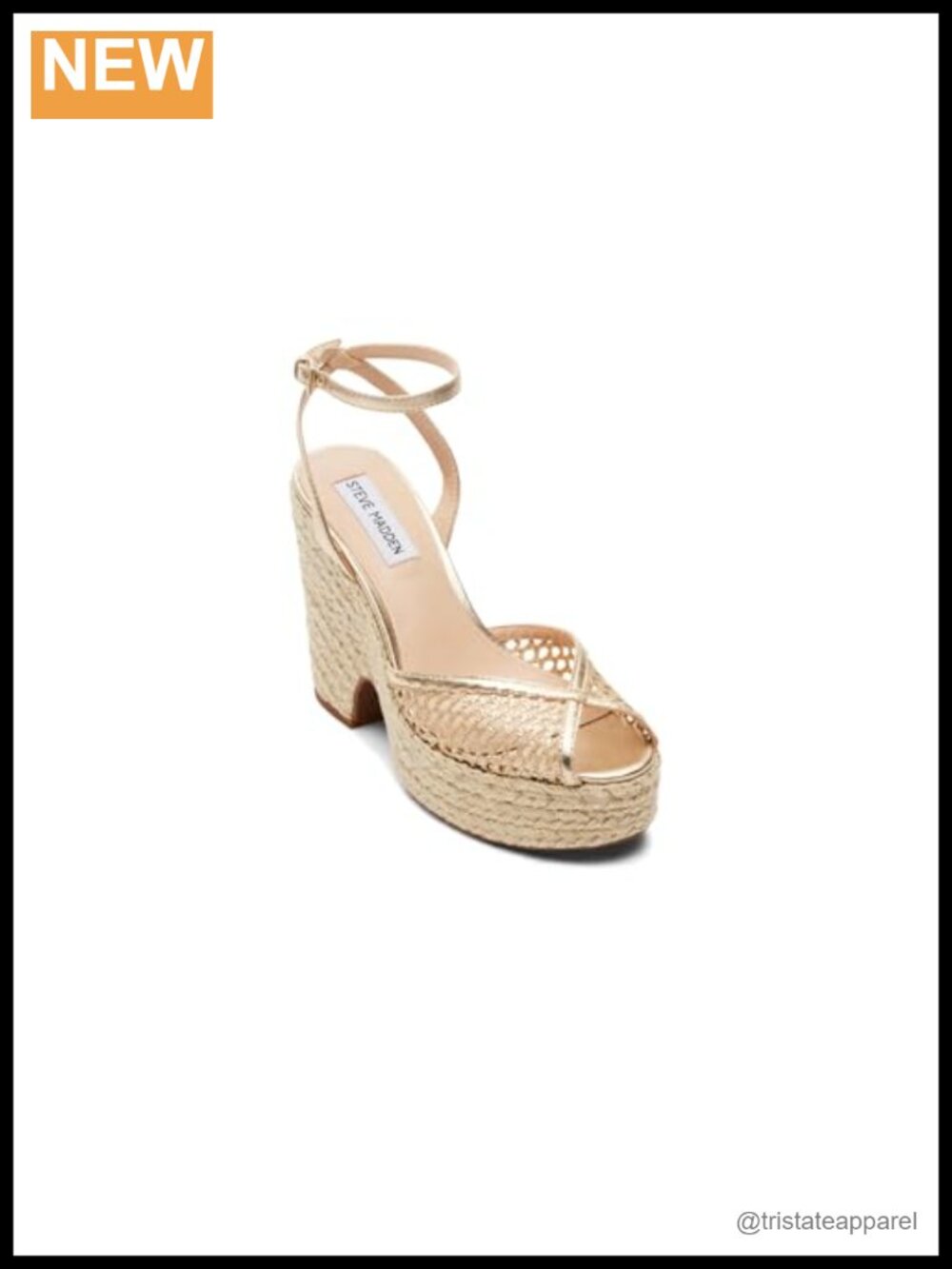 Braided Raffia Platform Heeled Sandals